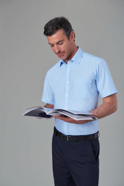 Vesta Classic Fit Sky Blue Shirt - Business Essentials