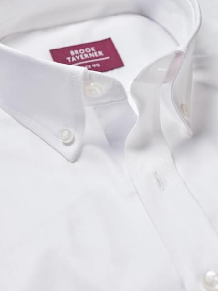 Whistler Classic Oxford Shirt White- Dress Shirts-Corporate
