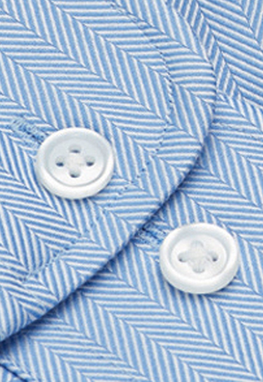 Herringbone 100% cotton shirt cuff detail - Ackermann's Uniforms Canada
