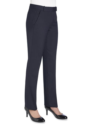 Astoria Slim Leg Ladies Pants Navy - Ackermann's Apparel Uniforms Canada