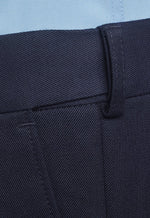 Atlas Waistease Black Mens Suit Pants - waist detail