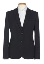 Cordelia Tailored Fit Two Button Black Ladies Blazer - Womens Suit Blazers