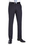 Holbeck Slim Fit Flat Front Mens Charcoal Grey Suit Pants