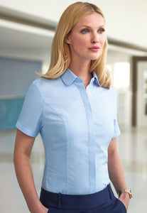 Soave Short Sleeve Semi-fitted Blouse - Business Casual