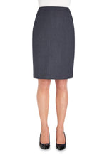 Wyndham Straight in  Grey and Charcoal Skirt